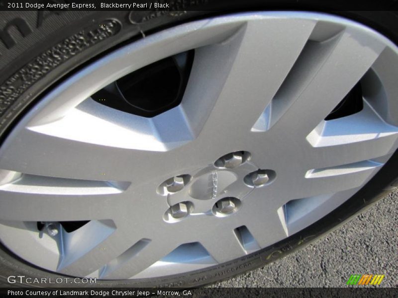 Blackberry Pearl / Black 2011 Dodge Avenger Express