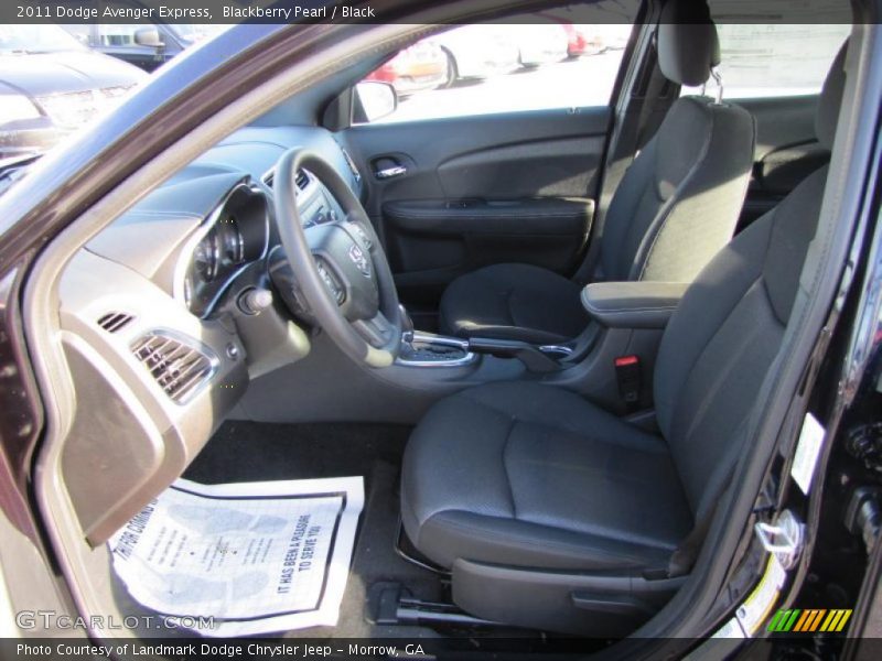 Blackberry Pearl / Black 2011 Dodge Avenger Express