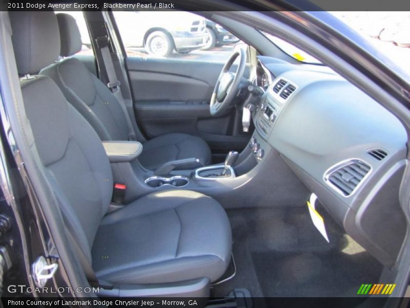 Blackberry Pearl / Black 2011 Dodge Avenger Express