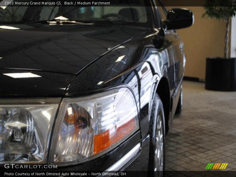 Black / Medium Parchment 2003 Mercury Grand Marquis GS