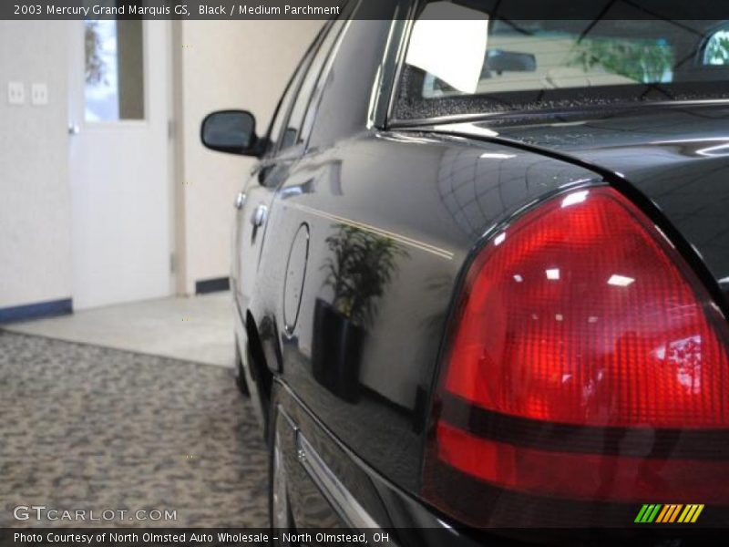 Black / Medium Parchment 2003 Mercury Grand Marquis GS