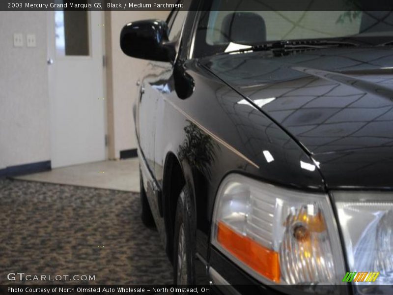 Black / Medium Parchment 2003 Mercury Grand Marquis GS