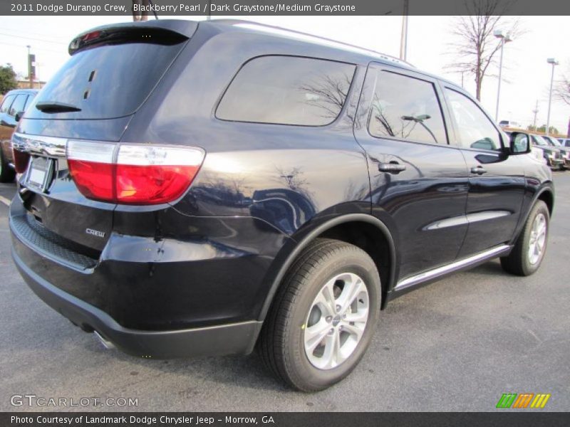 Blackberry Pearl / Dark Graystone/Medium Graystone 2011 Dodge Durango Crew