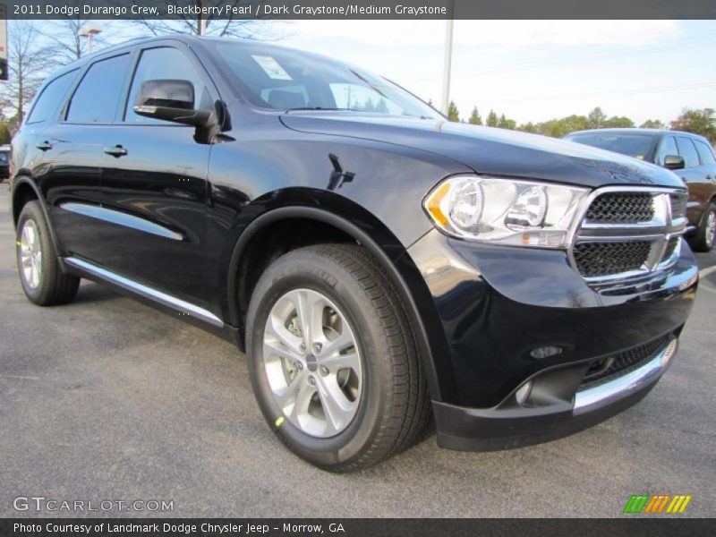 Blackberry Pearl / Dark Graystone/Medium Graystone 2011 Dodge Durango Crew