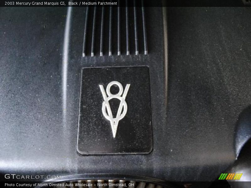 Black / Medium Parchment 2003 Mercury Grand Marquis GS