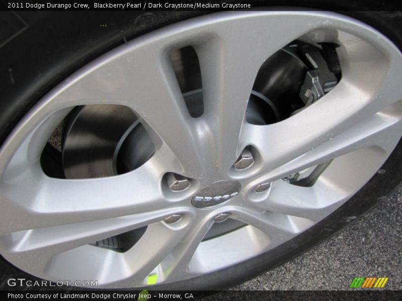 Blackberry Pearl / Dark Graystone/Medium Graystone 2011 Dodge Durango Crew
