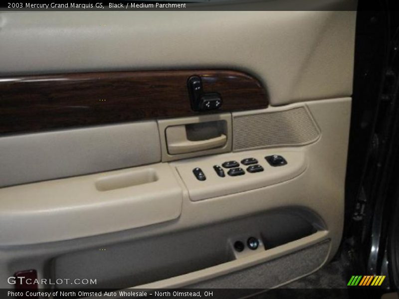 Black / Medium Parchment 2003 Mercury Grand Marquis GS