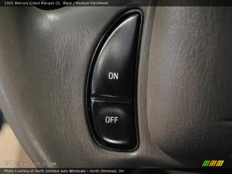 Black / Medium Parchment 2003 Mercury Grand Marquis GS
