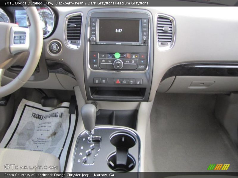 Blackberry Pearl / Dark Graystone/Medium Graystone 2011 Dodge Durango Crew