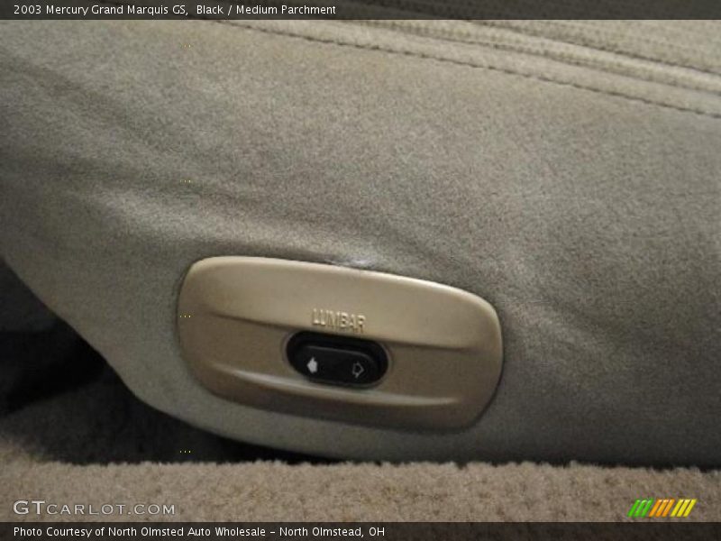 Black / Medium Parchment 2003 Mercury Grand Marquis GS