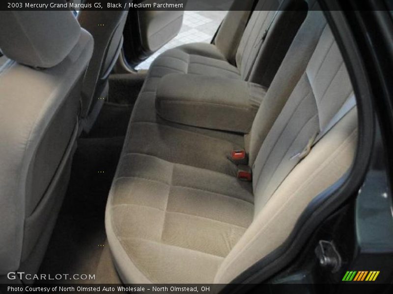Black / Medium Parchment 2003 Mercury Grand Marquis GS