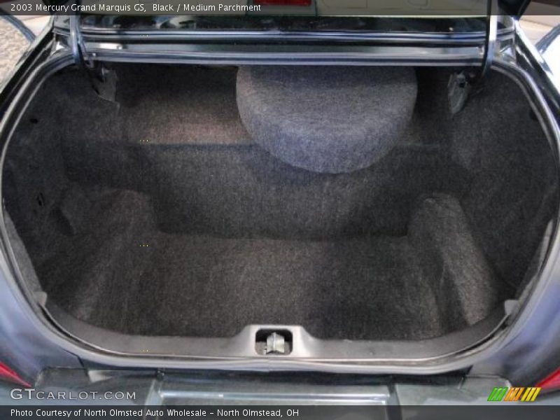 Black / Medium Parchment 2003 Mercury Grand Marquis GS