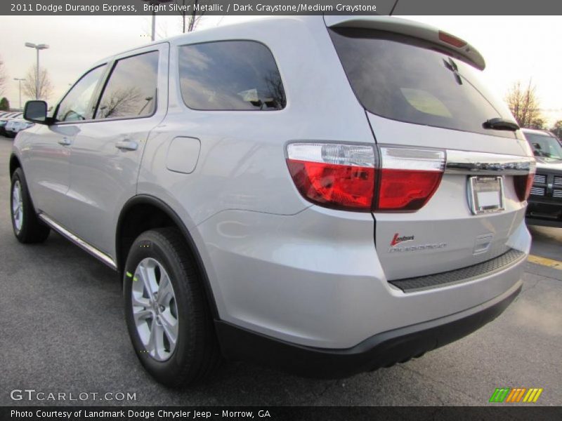 Bright Silver Metallic / Dark Graystone/Medium Graystone 2011 Dodge Durango Express