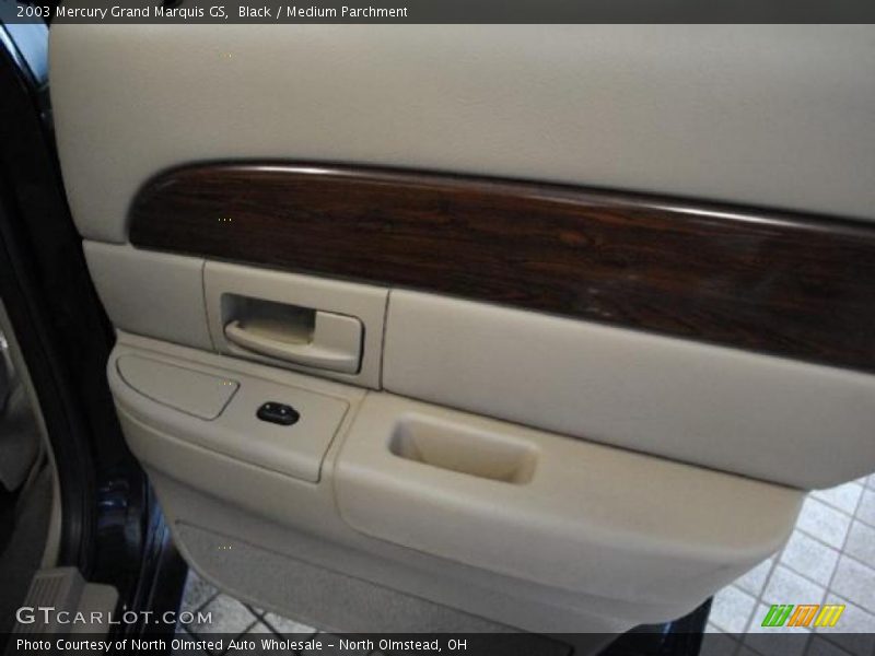 Black / Medium Parchment 2003 Mercury Grand Marquis GS