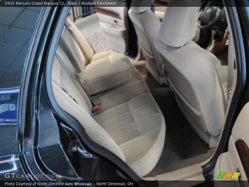 Black / Medium Parchment 2003 Mercury Grand Marquis GS