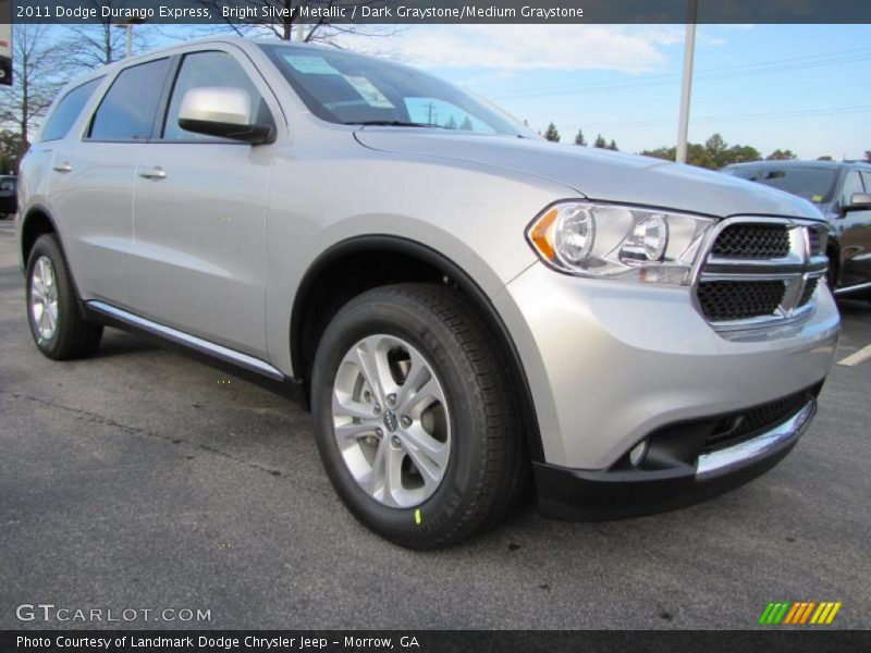 Bright Silver Metallic / Dark Graystone/Medium Graystone 2011 Dodge Durango Express