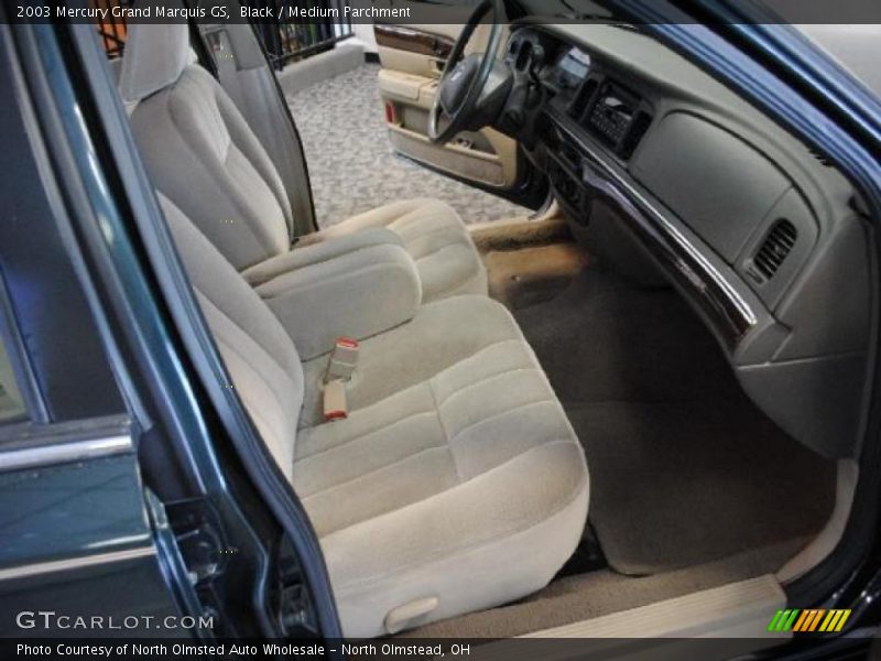 Black / Medium Parchment 2003 Mercury Grand Marquis GS