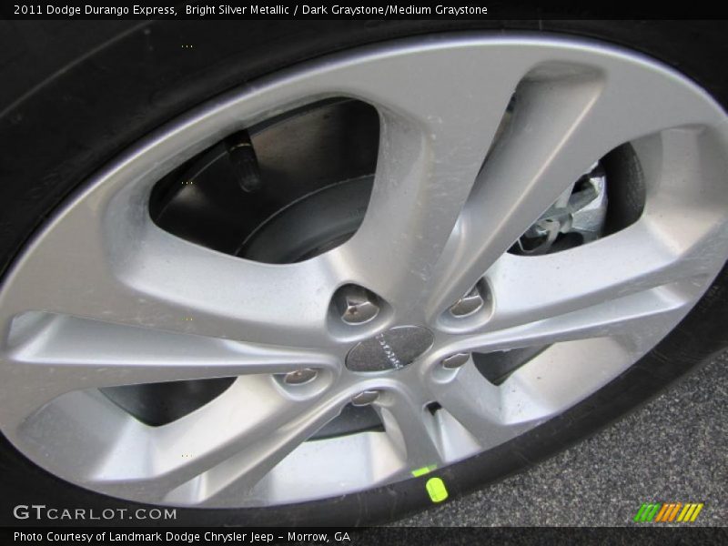 Bright Silver Metallic / Dark Graystone/Medium Graystone 2011 Dodge Durango Express