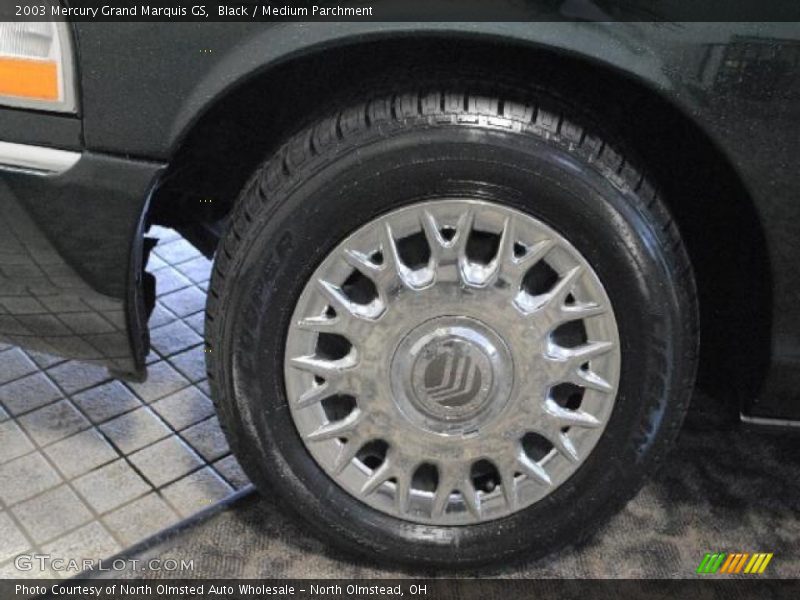 Black / Medium Parchment 2003 Mercury Grand Marquis GS