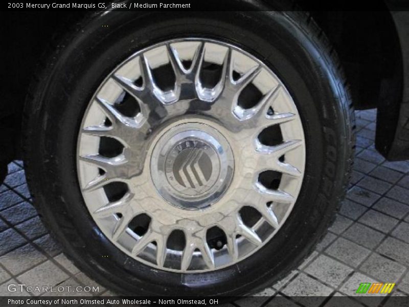 Black / Medium Parchment 2003 Mercury Grand Marquis GS
