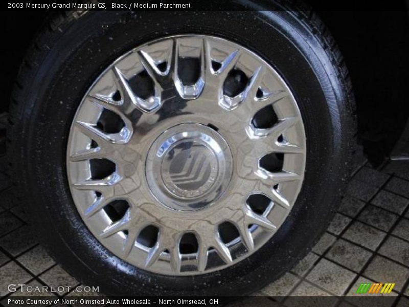 Black / Medium Parchment 2003 Mercury Grand Marquis GS