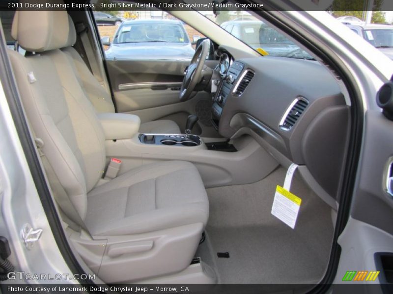 Bright Silver Metallic / Dark Graystone/Medium Graystone 2011 Dodge Durango Express