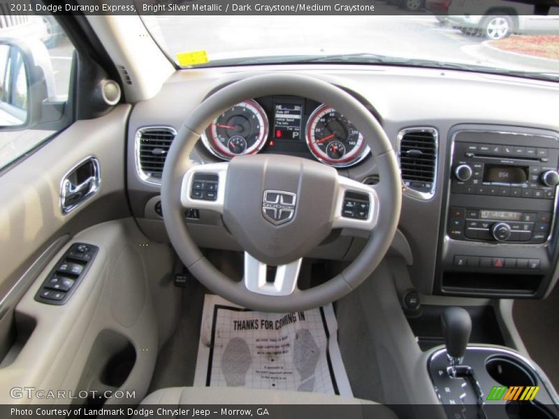 Bright Silver Metallic / Dark Graystone/Medium Graystone 2011 Dodge Durango Express