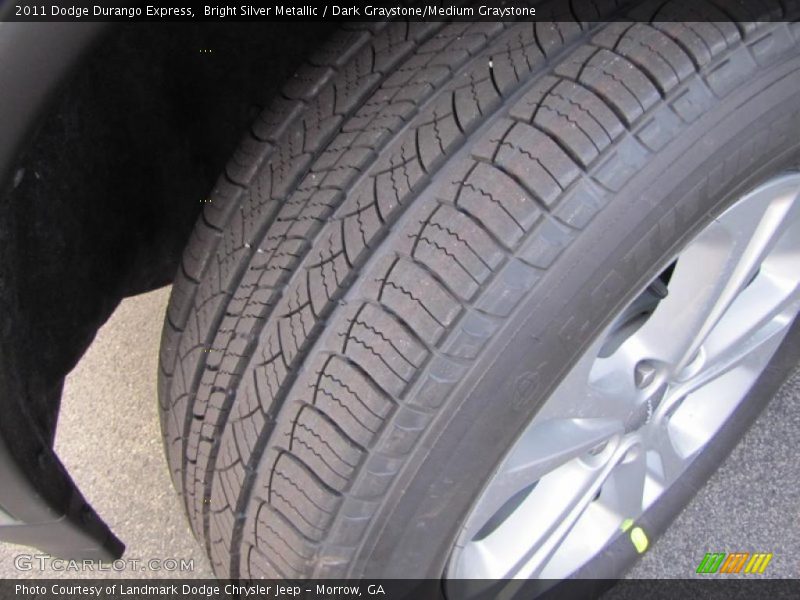 Bright Silver Metallic / Dark Graystone/Medium Graystone 2011 Dodge Durango Express