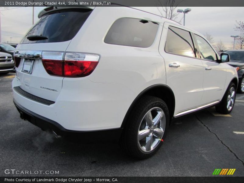Stone White / Black/Tan 2011 Dodge Durango Citadel 4x4