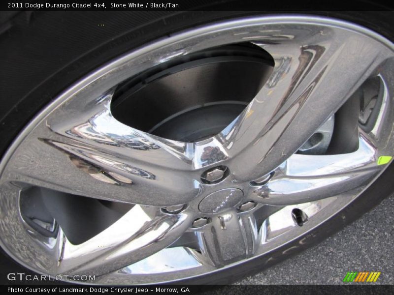 Stone White / Black/Tan 2011 Dodge Durango Citadel 4x4