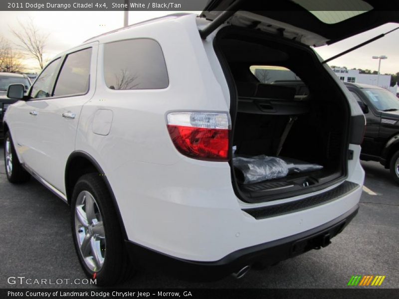 Stone White / Black/Tan 2011 Dodge Durango Citadel 4x4