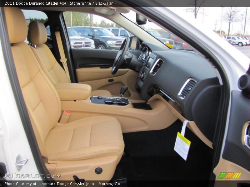Stone White / Black/Tan 2011 Dodge Durango Citadel 4x4
