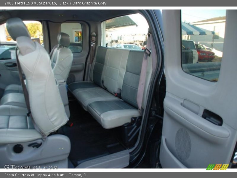 Black / Dark Graphite Grey 2003 Ford F150 XL SuperCab