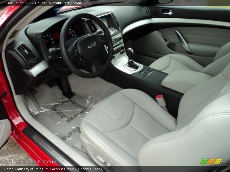 2008 G 37 Coupe Stone Interior