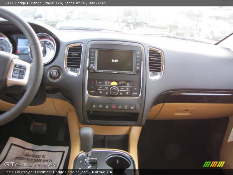 Stone White / Black/Tan 2011 Dodge Durango Citadel 4x4