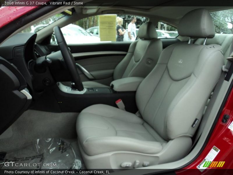  2008 G 37 Coupe Stone Interior