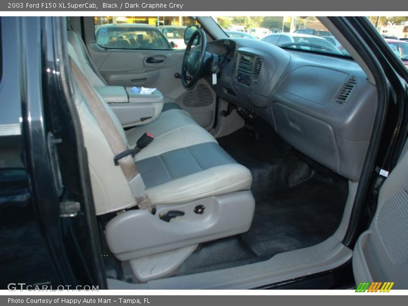 Black / Dark Graphite Grey 2003 Ford F150 XL SuperCab