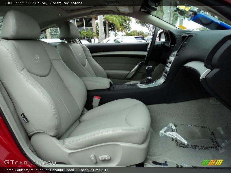 Vibrant Red / Stone 2008 Infiniti G 37 Coupe