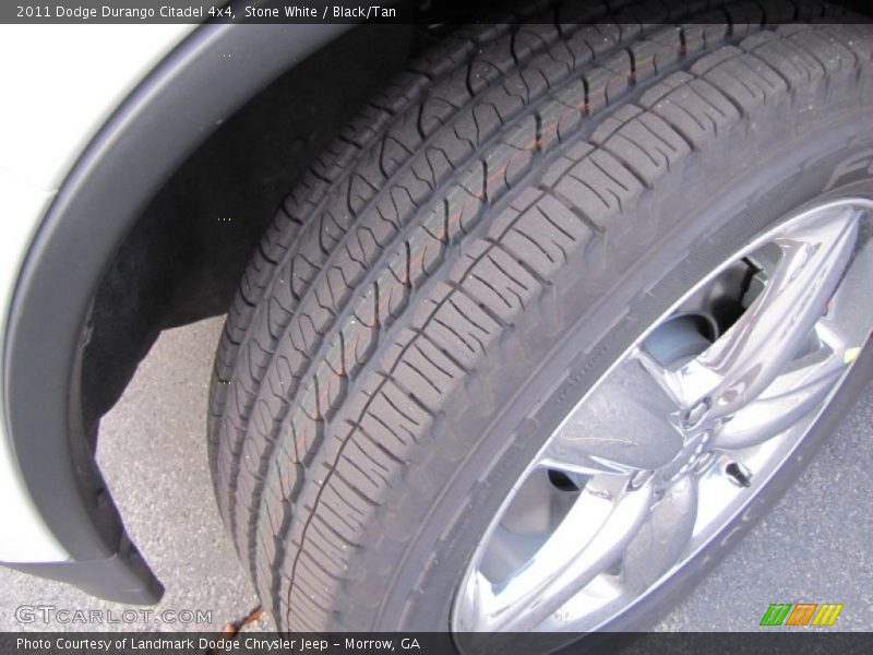 Stone White / Black/Tan 2011 Dodge Durango Citadel 4x4