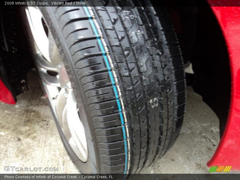 Vibrant Red / Stone 2008 Infiniti G 37 Coupe
