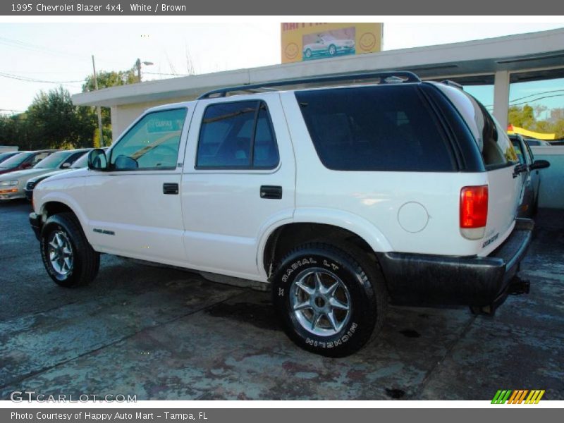 White / Brown 1995 Chevrolet Blazer 4x4