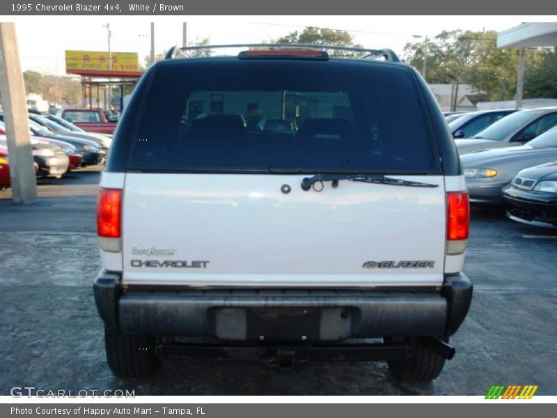 White / Brown 1995 Chevrolet Blazer 4x4