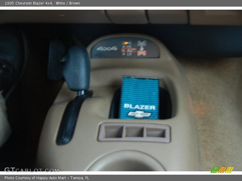 White / Brown 1995 Chevrolet Blazer 4x4