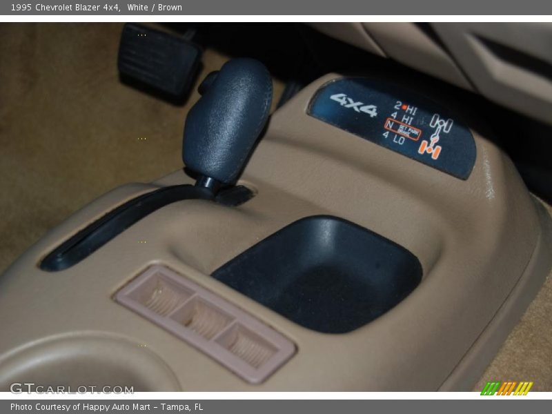 White / Brown 1995 Chevrolet Blazer 4x4