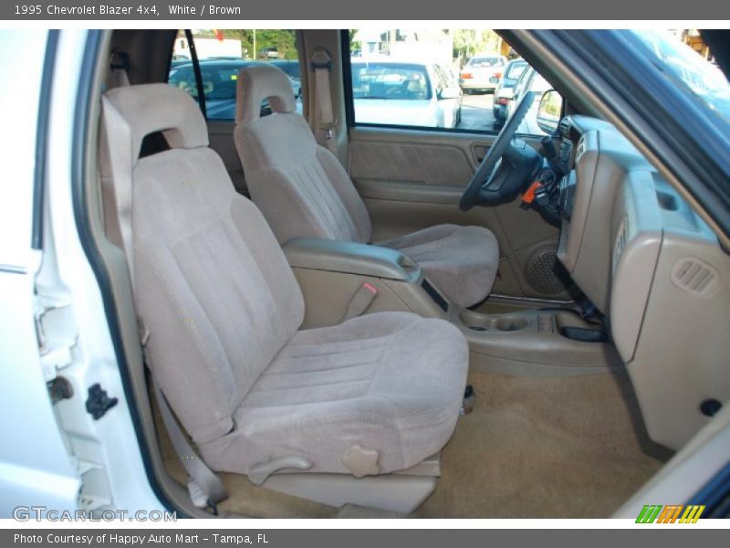 White / Brown 1995 Chevrolet Blazer 4x4