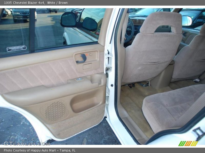 White / Brown 1995 Chevrolet Blazer 4x4