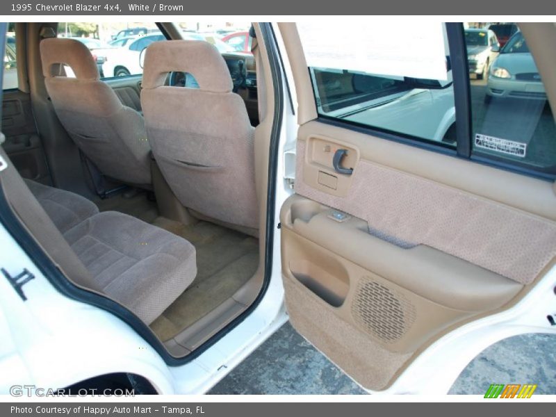 White / Brown 1995 Chevrolet Blazer 4x4