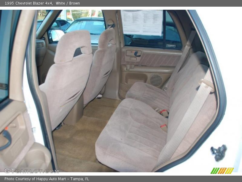 White / Brown 1995 Chevrolet Blazer 4x4
