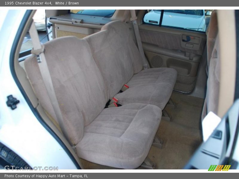 White / Brown 1995 Chevrolet Blazer 4x4