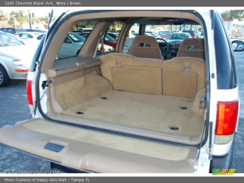 White / Brown 1995 Chevrolet Blazer 4x4
